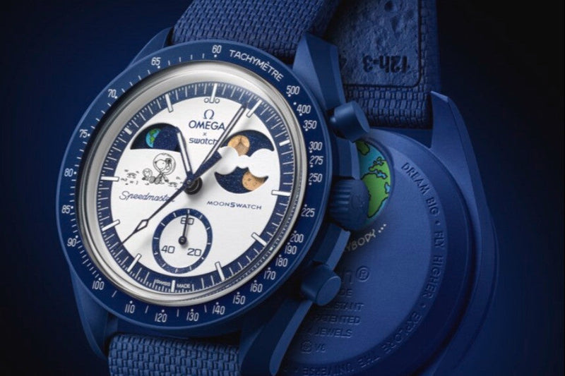 bioceramic Moonswatch MISSION TO EARTHPHASE - MOONSHINE GOLD  AGOSTO