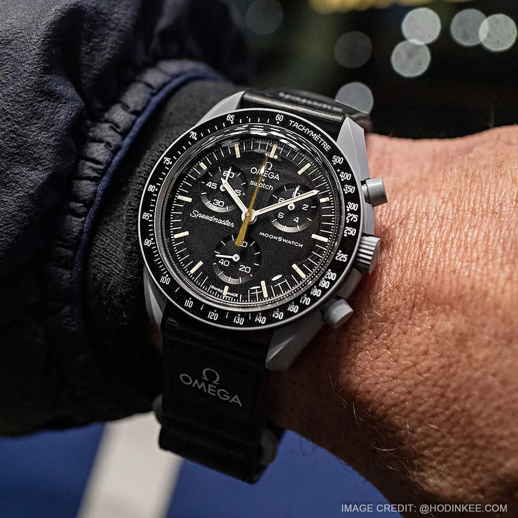 Swatch X Omega Bioceramic Moonswatch Mission To Moonshine Gold (APRILE) USATO OTTIME CODIZIONI