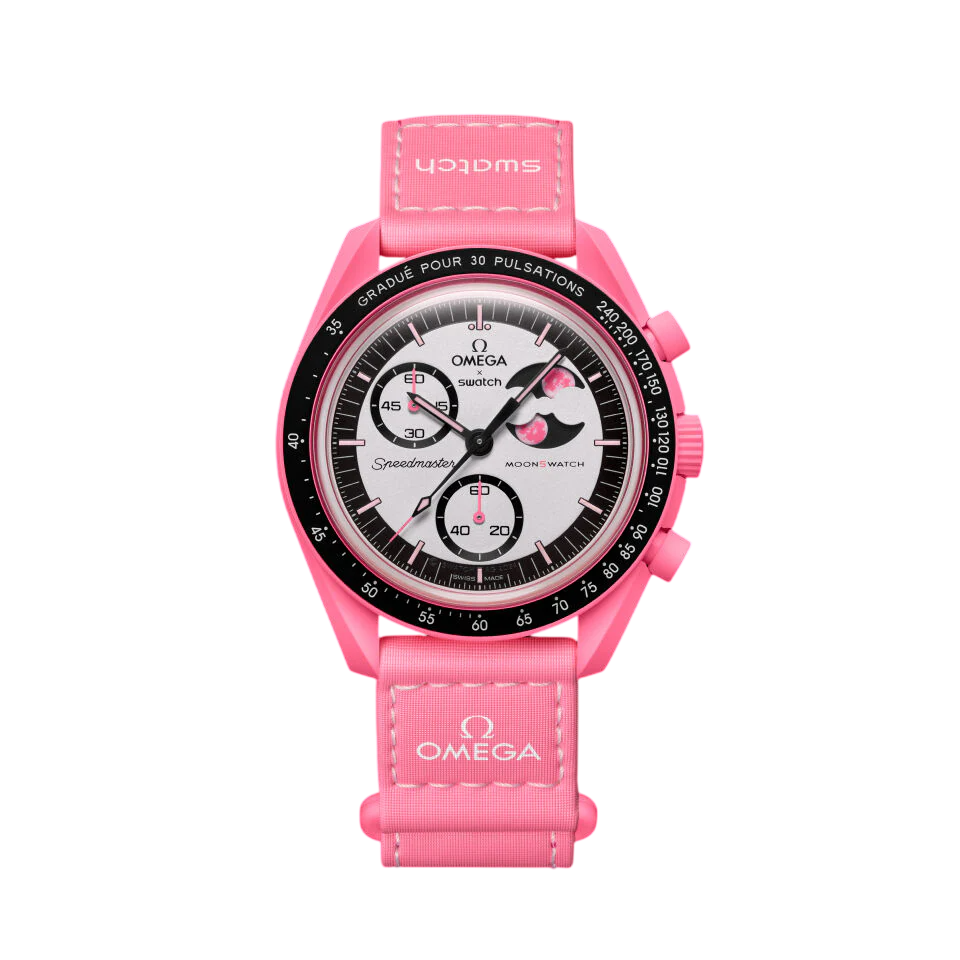 bioceramic Moonswatch MISSION TO THE PINK MOONPHASE (USATO COME NUOVO)
