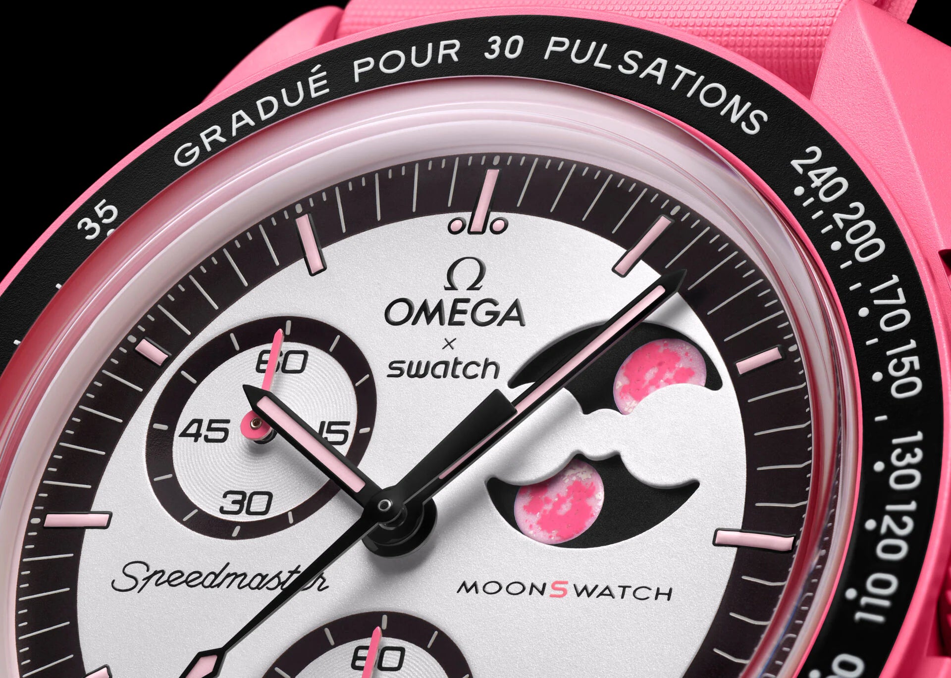 bioceramic Moonswatch MISSION TO THE PINK MOONPHASE