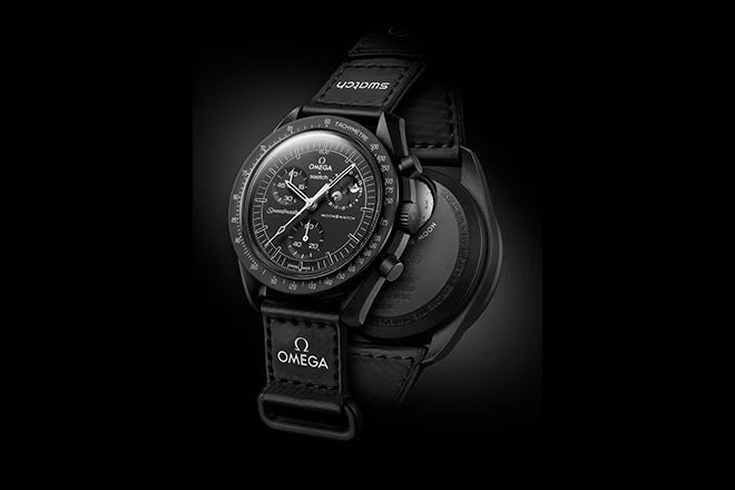 bioceramic Moonswatch MISSION TO THE MOONPHASE - NEW MOON