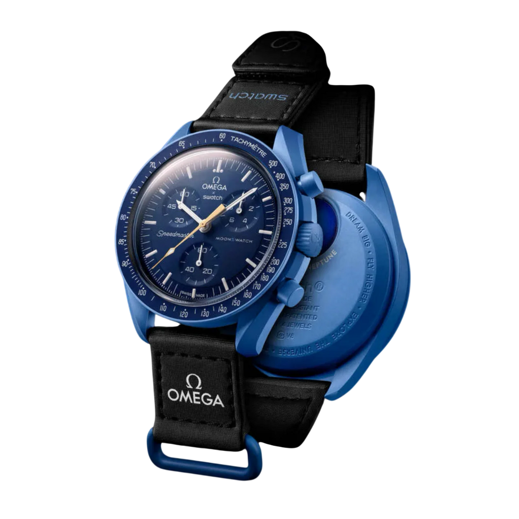 bioceramic Moonswatch Mission to Moonshine Gold – Neptune